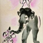 Г.А.В. Траугот. Иллюстрация к Кршижановскому Е.И. «Человек решает сам». 1963. Бумага, акварель, тушь