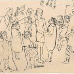 Понедельник. 1970-е. Бумага, тушь