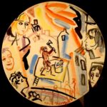 Эшафот. 2000-е (Париж). Фарфор, подглазурная роспись